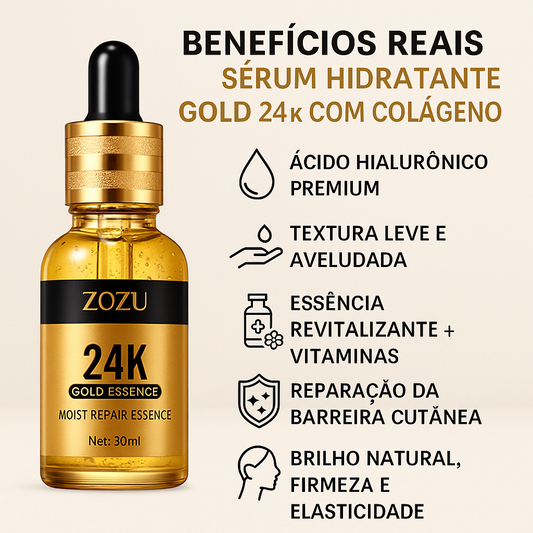 Serum Hidratante Gold 24k Colageno